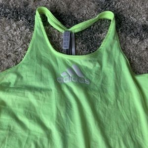 Neon Yellow Adidas Tank